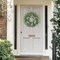 26" Eucalyptus & White Chrysanthemum Wreath – All-Season Front Door Greenery Décor